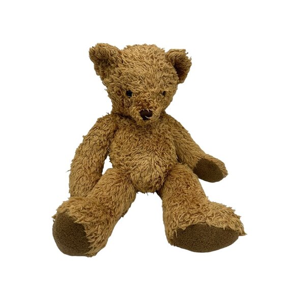 Wacky Bear Factory Brown Shaggy Bear Stuffed‎ Animal Toy Soft Acrylic Eyes Plush - Picture 1 of 7